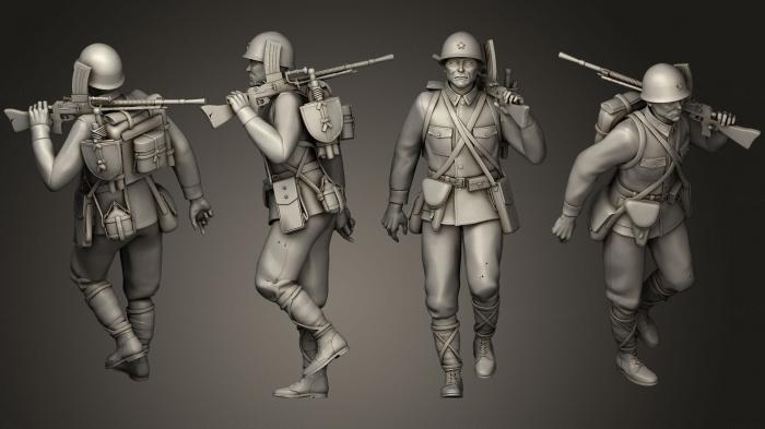 Military figurines (STKW_0468) 3D model for CNC machine